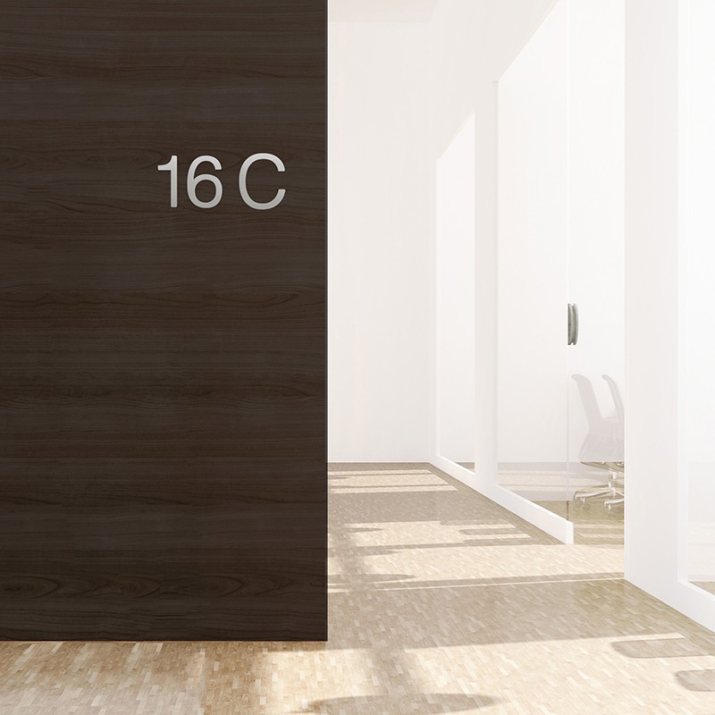 Segnale Corporea 20 cm Numero o Lettera In Acciaio Inox | ARREGUI