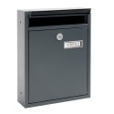 Look Community Mailbox Cover Vertical Anthracite | ARREGUI