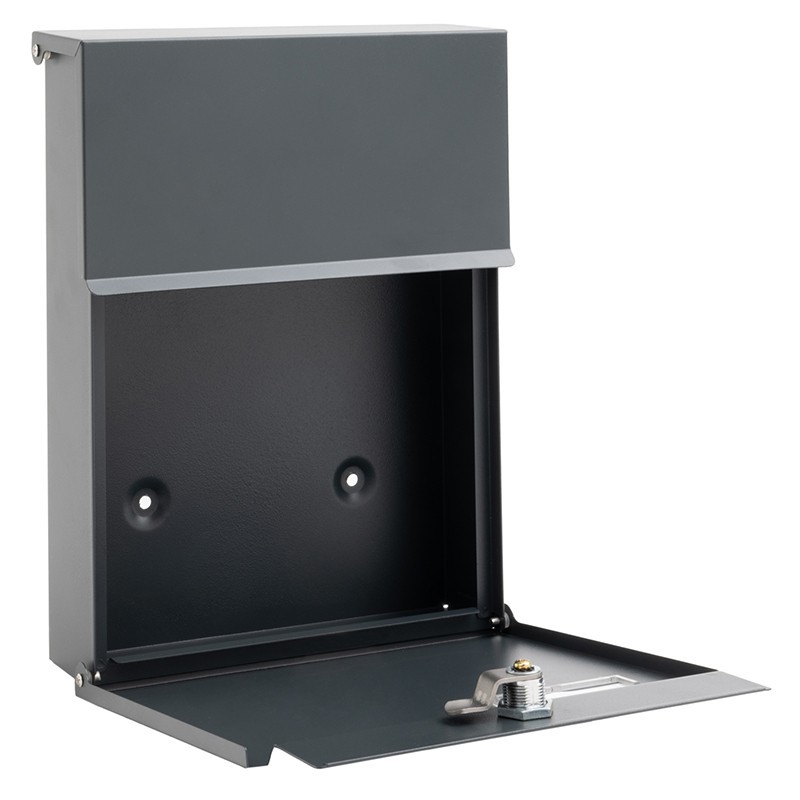Line Anthracite Outdoor Mailbox Size DIN A5 | ARREGUI