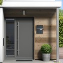 Line Anthracite Outdoor Mailbox Size DIN A5 | ARREGUI