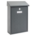Premium Anthracite Outdoor Mailbox Size DIN A4 | ARREGUI