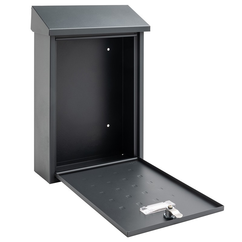 Premium Anthracite Outdoor Mailbox Size DIN A4 | ARREGUI