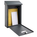Premium Antracite Cassetta Postale Esterna Formato DIN A4 | ARREGUI
