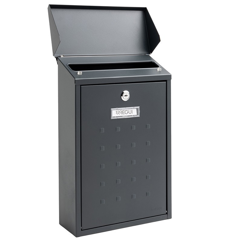 Premium Antracite Cassetta Postale Esterna Formato DIN A4 | ARREGUI