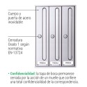 Front Vertical Body and Satin Stainless Steel Door | ARREGUI