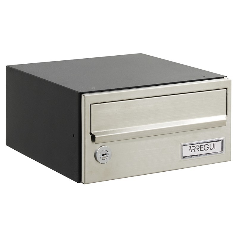 Slim 120x240x250 mm Corpo Nero, Frontale Inox | ARREGUI