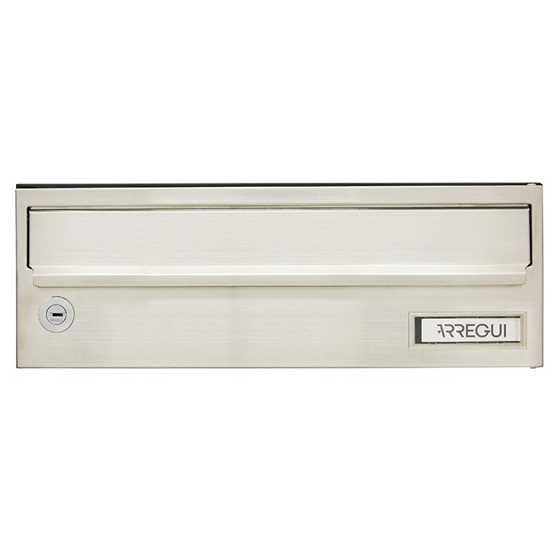 Slim 120x345x250 mm Corpo Nero, Frontale Inox | ARREGUI