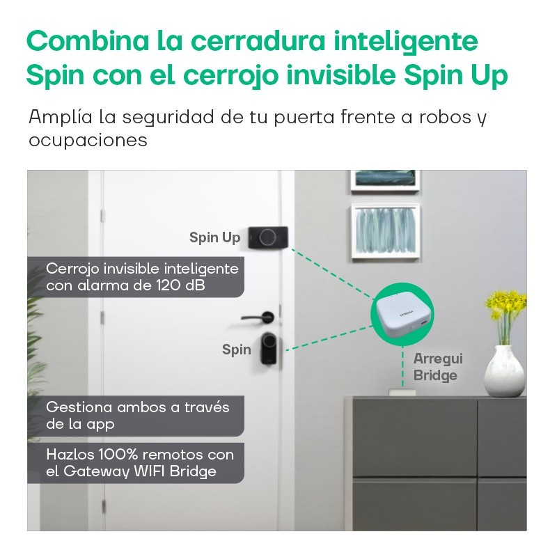 Cerratura Intelligente Spin | ARREGUI