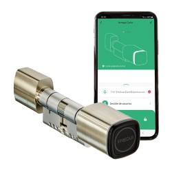 Cyclo – Electronic Cylinder with App or RFID Card Access, Management via Mobile App, Lock for Shared Access Doors ideal for Tourist Accommodations, Offices and Commercial Premises