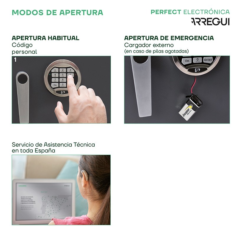 Wall Safe Perfect Grade 1 44240 | ARREGUI