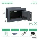 Recessed Electronic Safe Stylo+Key | ARREGUI