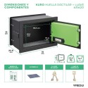 Cassaforte a incasso Kuro Fingerprint+Chiave | ARREGUI
