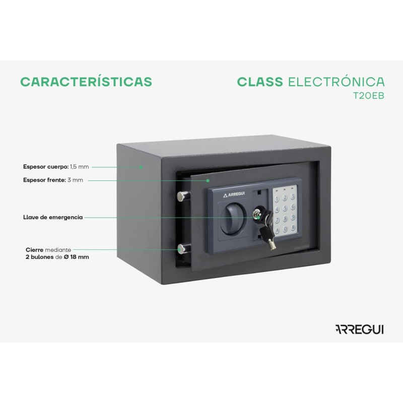 Surface Mount Electronic Safe Class | ARREGUI