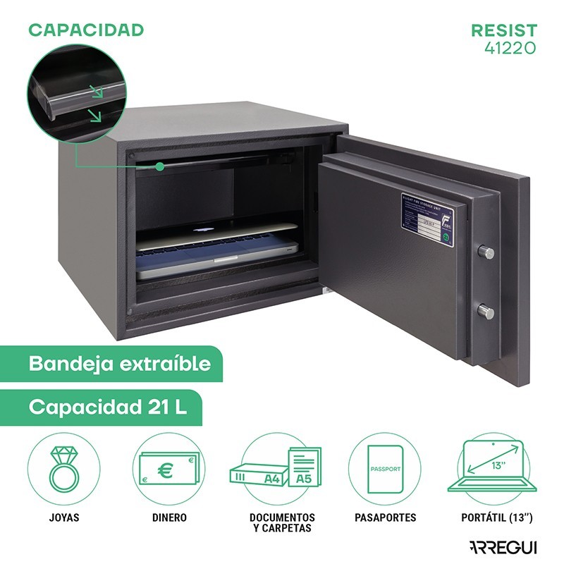 Fireproof Surface-Mount Safe | ARREGUI