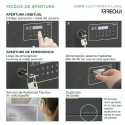 Built-In Safe Kuro Electronic+Key | ARREGUI