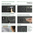 Kuro Fingerprint Wall Safe | ARREGUI