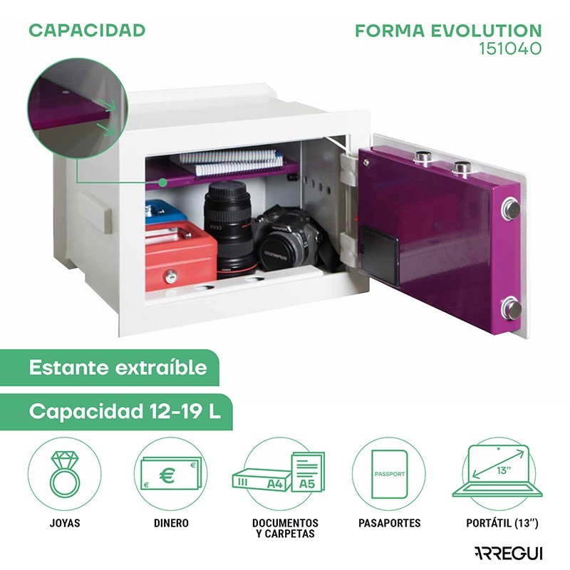 Recessed Safe Evolution Shape | ARREGUI