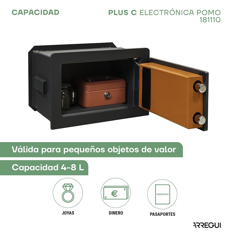 Recessed Plus C Electronic Safe | ARREGUI