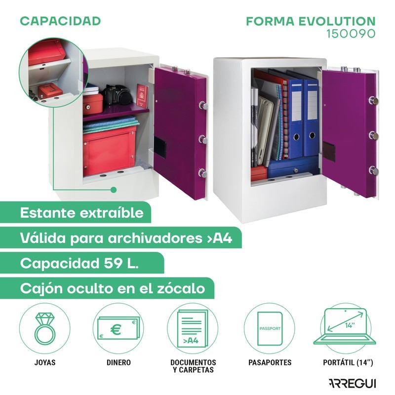 Cassa Forte a Soffitto Evolution - Zoccolo | ARREGUI