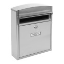 Compact Stainless Steel Outdoor Mailbox Size DIN A5 | ARREGUI