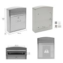 Compact Cassettina Postale Esterna In Acciaio Inox Formato DIN A5 | ARREGUI