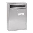 Zaguán Inox Exterior Mailbox Size DIN A5 | ARREGUI