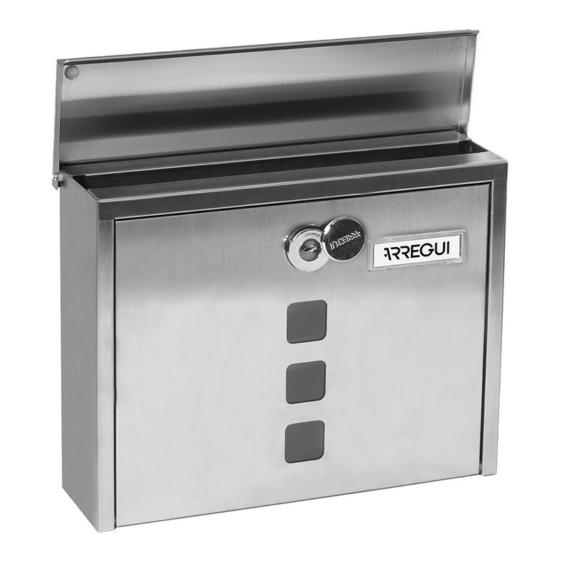Chance Stainless Steel Outdoor Mailbox Size DIN A4 | ARREGUI