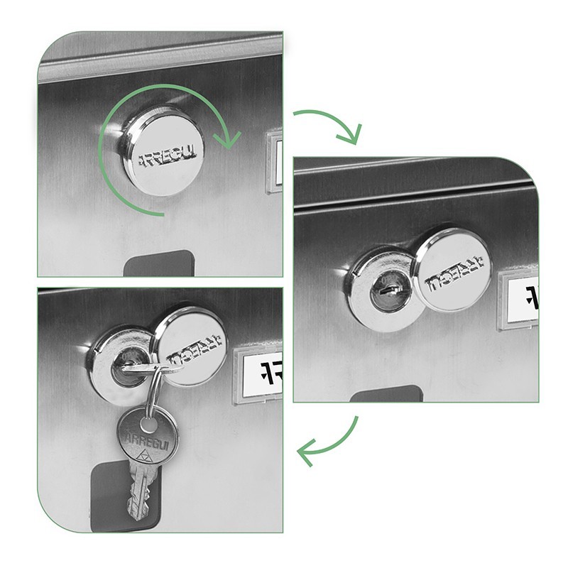 Chance Inox Cassetta Postale Esterna Formato DIN A4 | ARREGUI