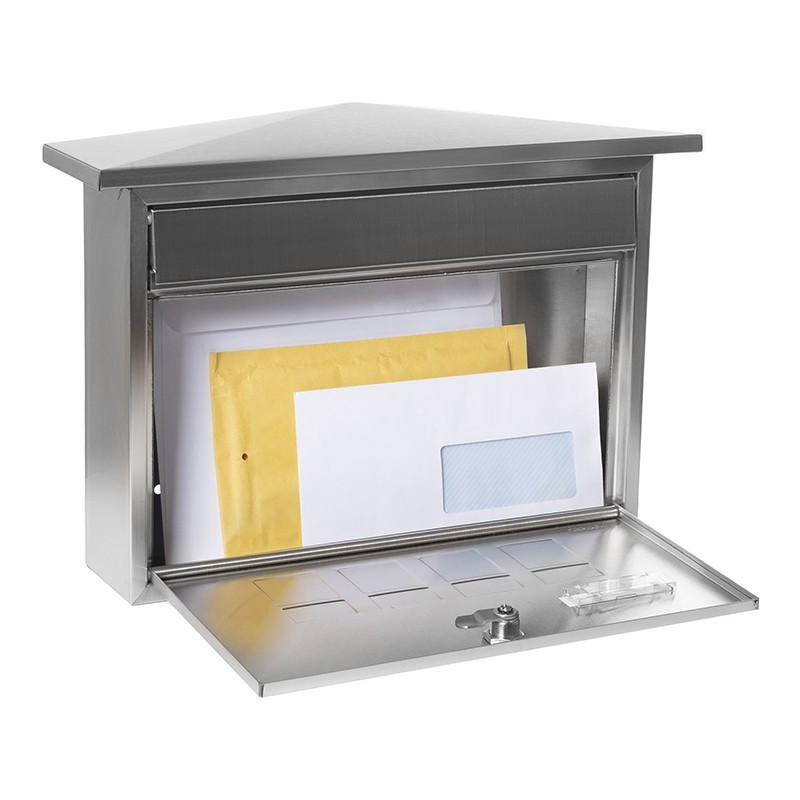 Deco Inox Cassetta Postale Esterna Formato DIN A4 | ARREGUI