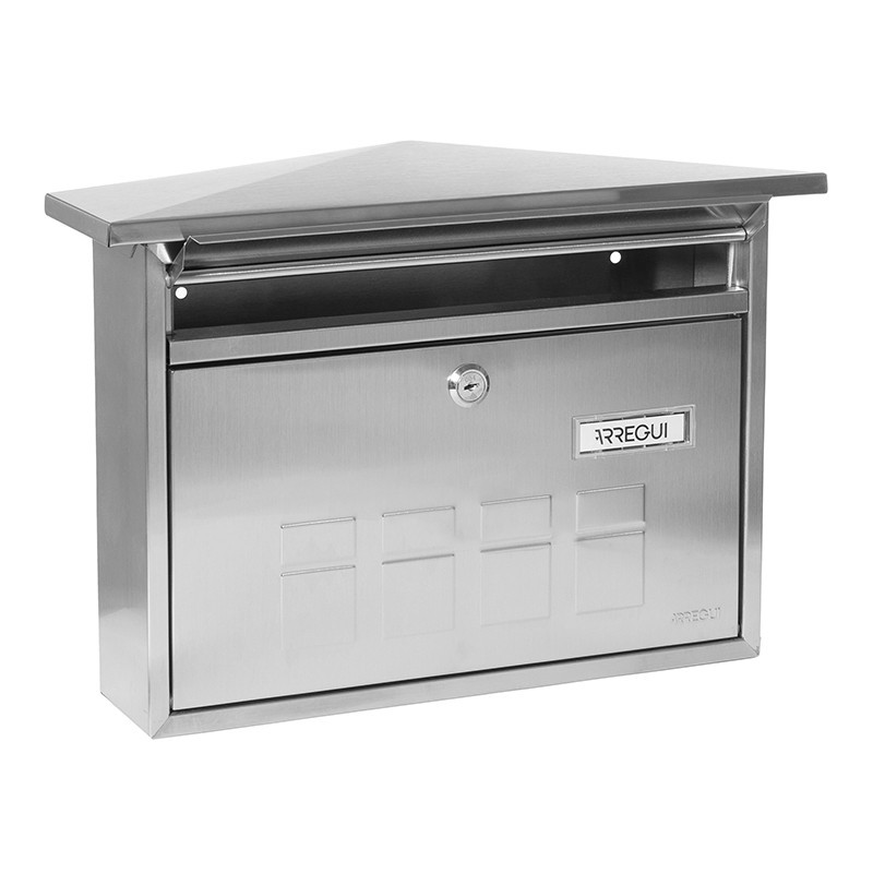Stainless Steel Outdoor Mailbox Size DIN A4 | ARREGUI