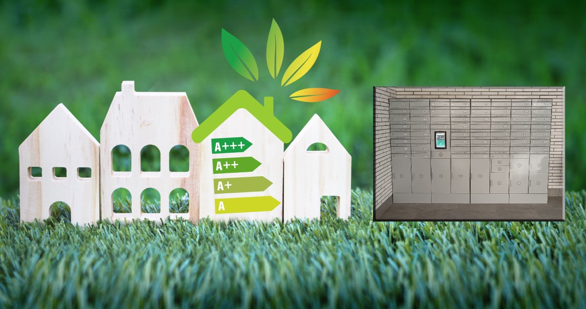 ¿Cómo los buzones inteligentes transforman un edificio en sostenible?